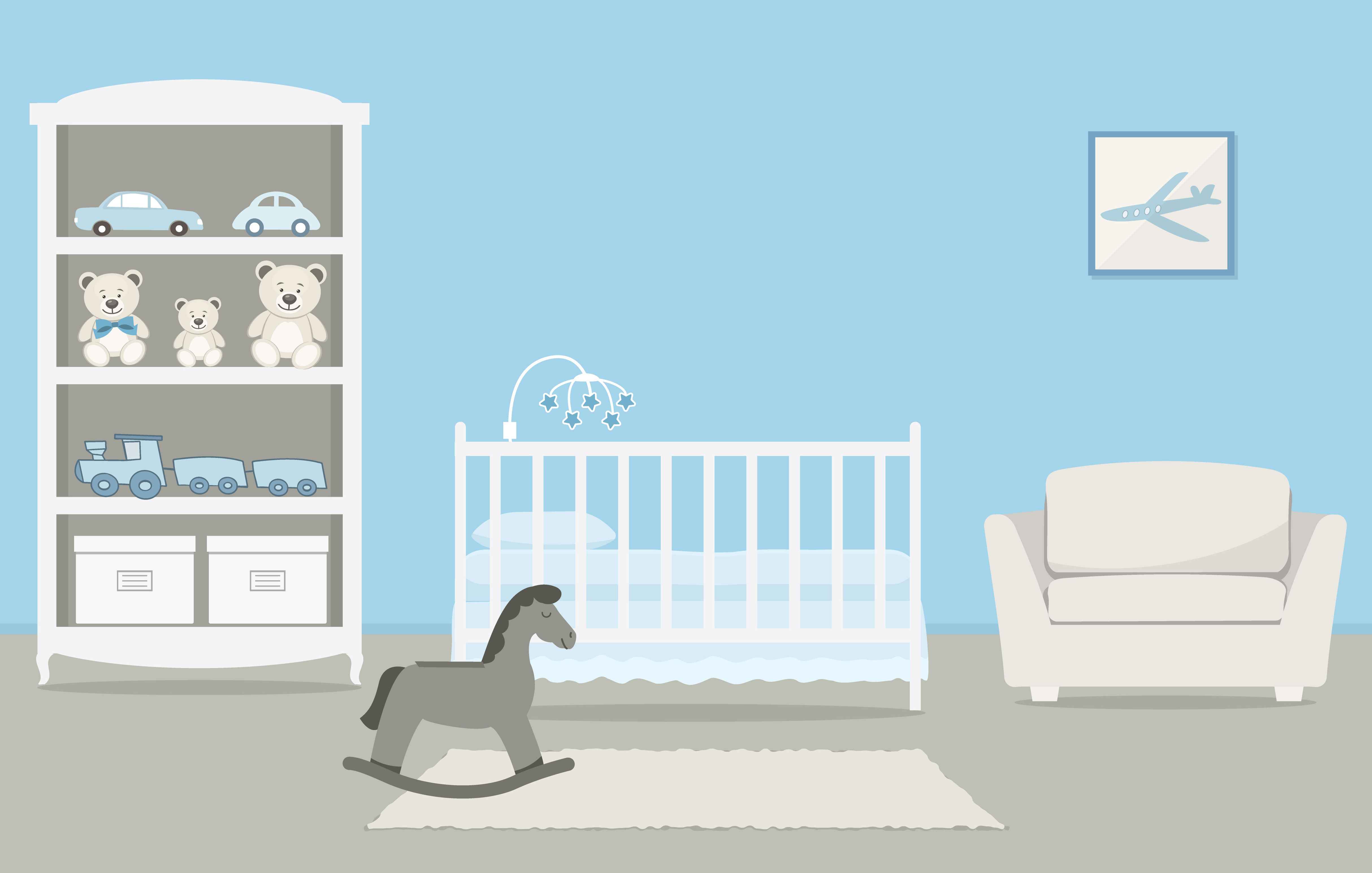 '신생아'를 위한 유아방이다.