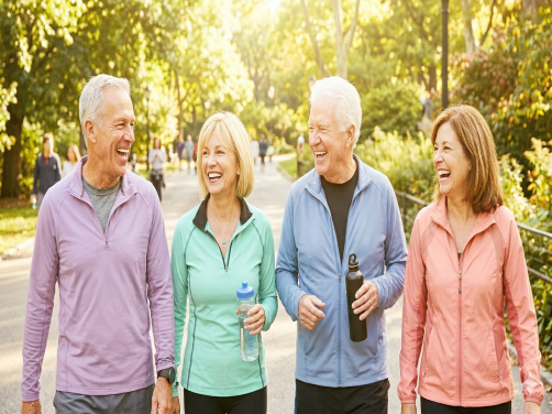 운동하는 시니어