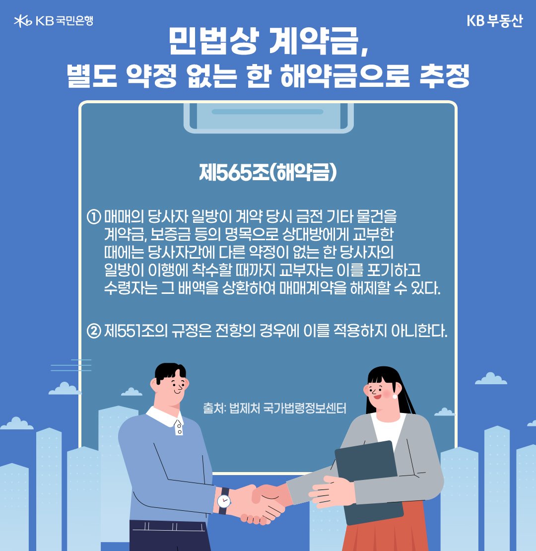 '가계약금'을 계약금과 같이 본다면, '해약금' 법리가 적용돼 지급했던 가계약금을 포기해야 한다는 내용이다.