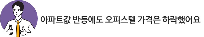 아파트 값 반등에도 오피스텔 가격은 하락했어요 