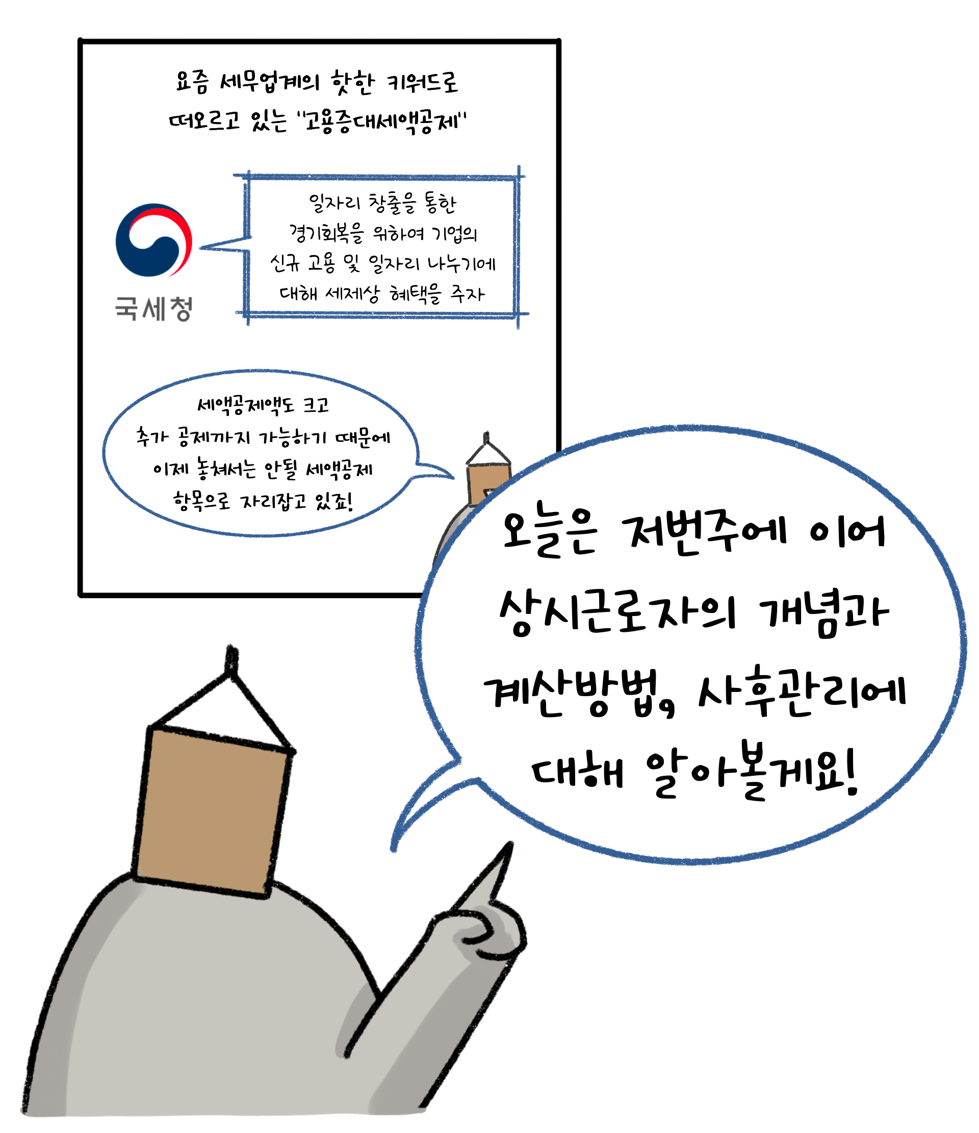 전편에 이어 상시근로자의 개념과 계산방법, 사후관리에 대해 설명을 하려고 하고 있다.
