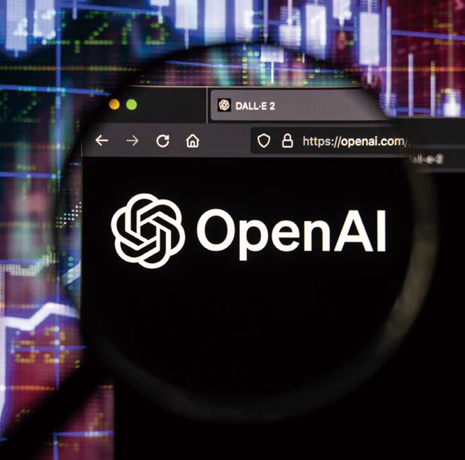 'OpenAI'이 인터넷 창에 떠있는 모습이다.