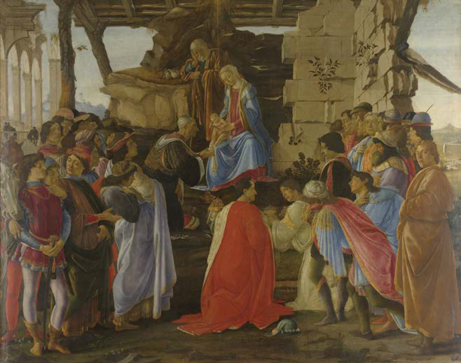 보티첼리가 그린 ‘동방박사의 경배(Adoration of the Magi)’이다.