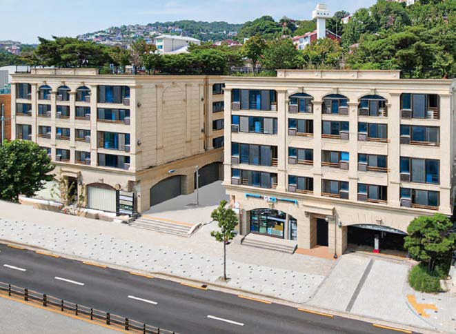 종로구에 위치한 '종로 평창카운티'의 외관 사진이다.