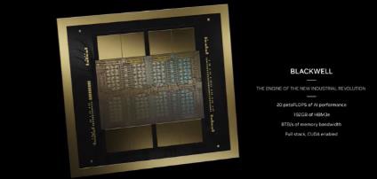 엔비디아가 공개한 차세대 GPU 블랙웰이다.