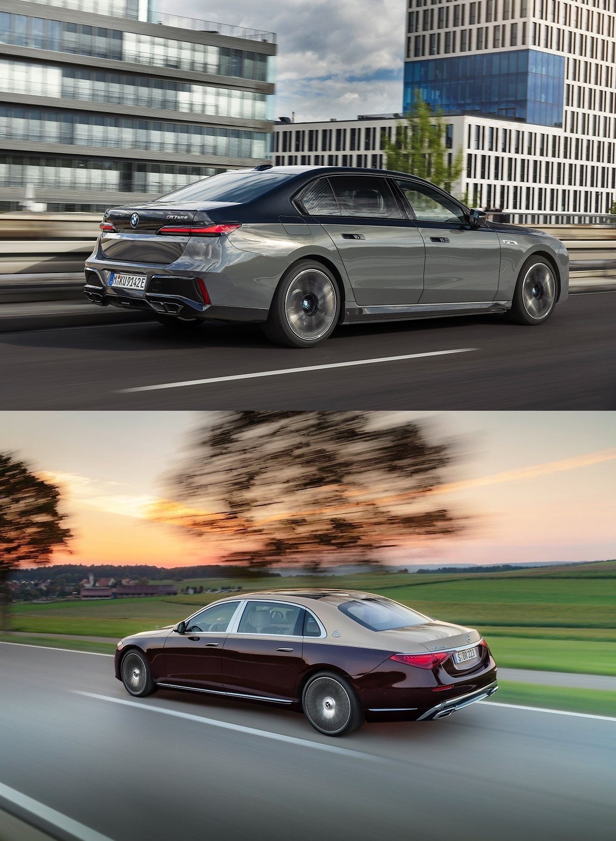 '전기차'에 매력을 느끼거나 직접 운전하는 편이라면 'BMW i7' 을,운전기사를 두고 뒷좌석에 주로 앉는 편이라면 '메르세데스-마이바흐 S-클래스'를 선택하는 것이 좋음.