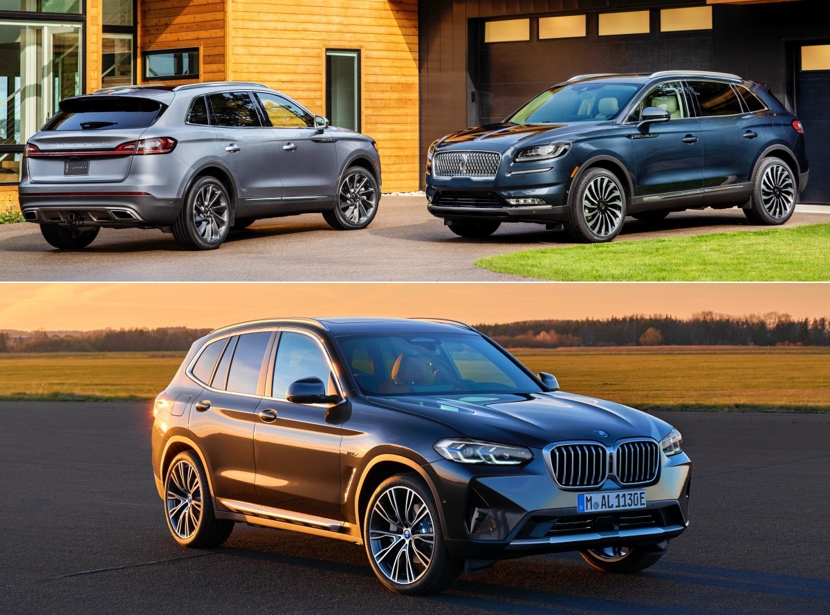 '링컨'은 국내 인지도가 적어 'BMW X3'와 비교되지만 신형 '노틸러스'가 존재감의 반전을 노리려 함.