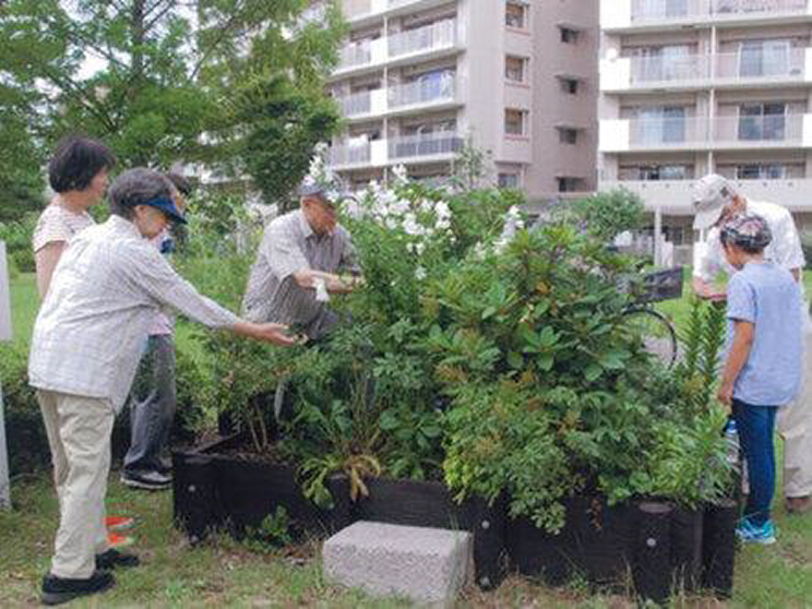 '토요시키다이'에서 생활하는 노인들의 모습이다.