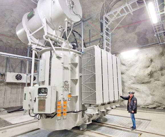 '노르웨이' '레프달 광산'의 지하 데이터센터 사진이다.