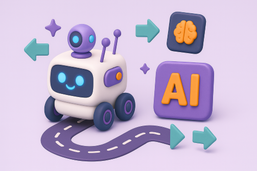 자율주행 피지컬 AI가 도로 위를 달리고 있다.