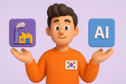 우리나라는 제조 인프라와 자체 AI 소프트웨어를 가져 피지컬 AI에 강점이 있다.